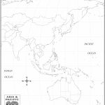 Free Map Of Asia Oceania Regarding Free Printable Map Of Asia