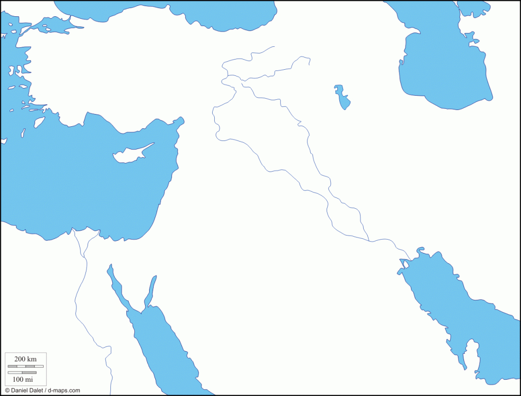 Free Map Of The Fertile Crescent #wk1 And Assyrian Empire #wk2 regarding Fertile Crescent Map Printable