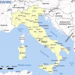 Free Maps Of Italy – Mapswire In Free Printable Map Of Italy