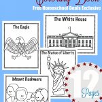 Free National Symbols Coloring Book (Instant Download) | Ultimate With Map Symbols For Kids Printables