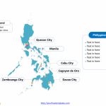Free Philippines Editable Map   Free Powerpoint Templates For Printable Quezon Province Map