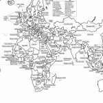 Free Printable Black And White World Map With Countries Labeled And Intended For Free Printable Black And White World Map With Countries Labeled