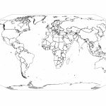 Free Printable Black And White World Map With Countries Labeled And Pertaining To World Map Black And White Printable With Countries