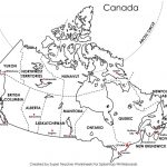 Free Printable Map Canada Provinces Capitals   Google Search Within Free Printable Map Of Canada Worksheet