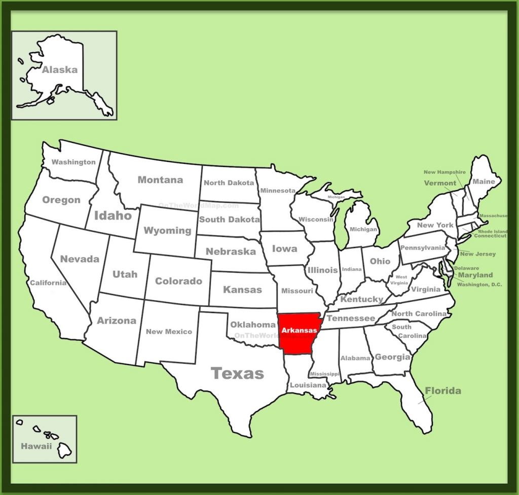 Free Printable Map Of Arkansas for Printable Map Of Arkansas