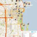 Free Printable Map Of Chicago Attractions. | Free Tourist Maps With Regard To Printable Walking Map Of Downtown Chicago