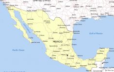 Free Printable Map Of Mexico