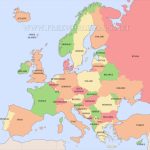Free Printable Maps Of Europe Regarding Europe Map With Cities Printable