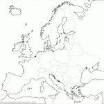 Free Printable Maps Of Europe Throughout Printable Black And White Map Of Europe