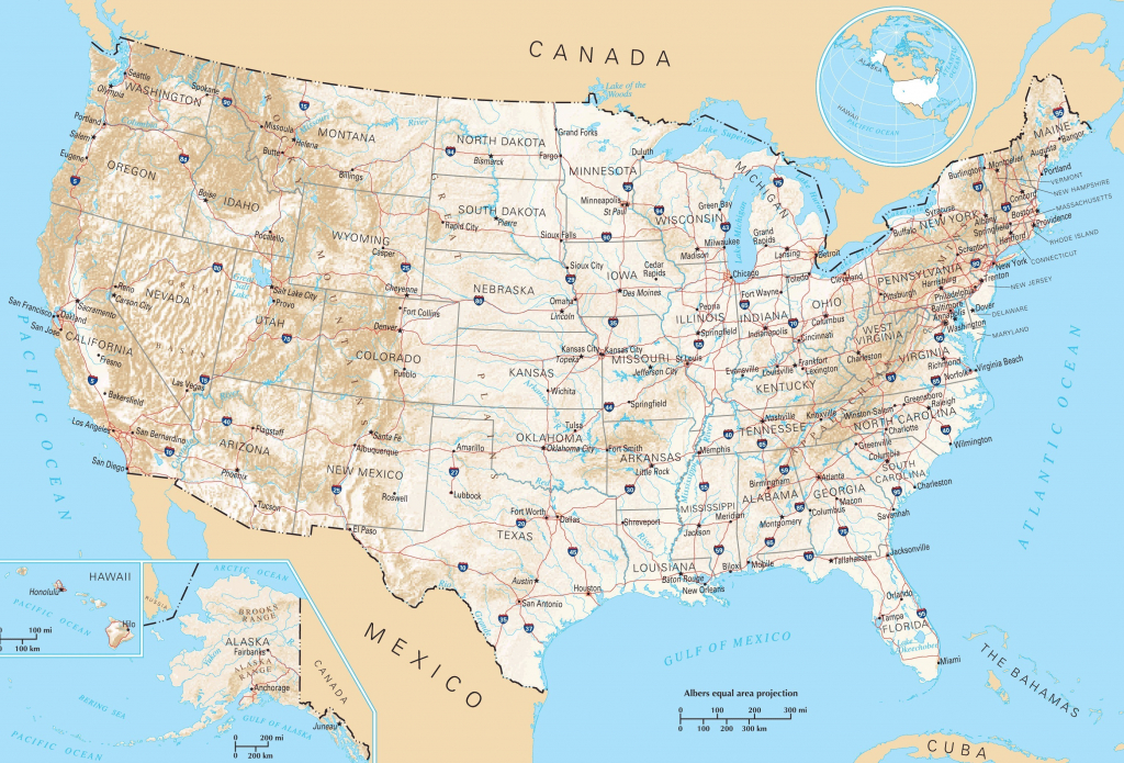 Free Printable Us Highway Map Usa Road Map New Free Printable Us intended for Printable Us Road Map