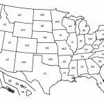 Free Printable Us Map Blank Blank Us Map States Inspirational Us Map Throughout Blank Printable Usa Map