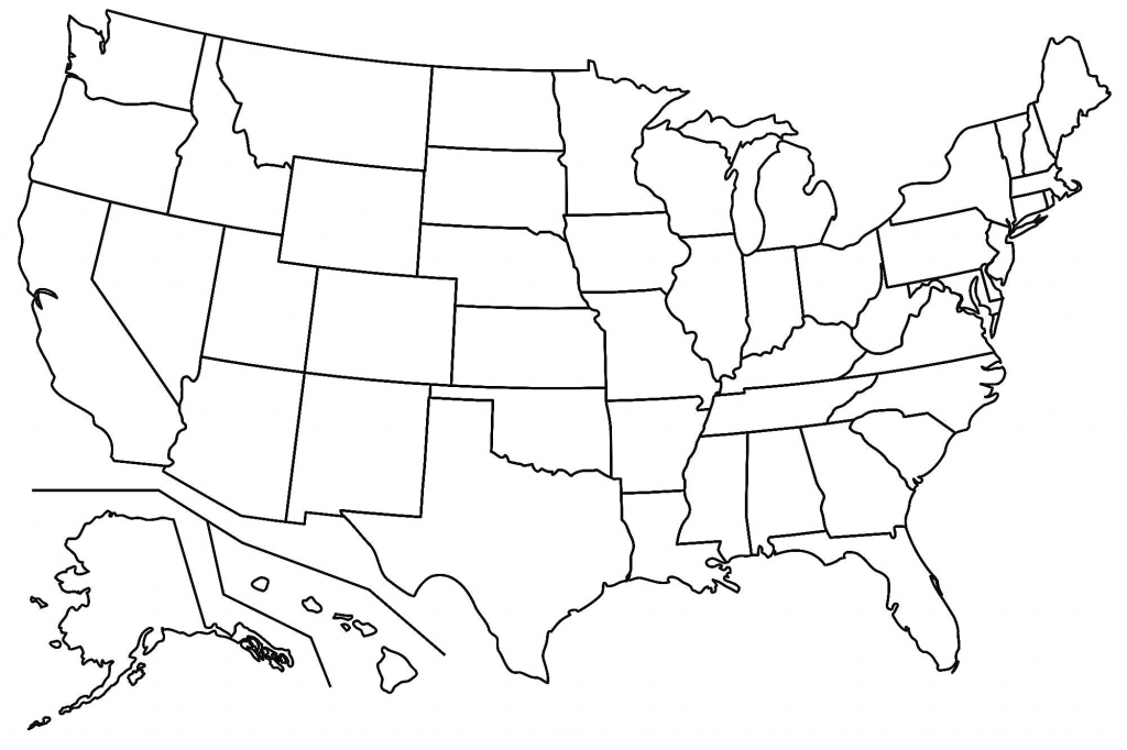 Free Printable Us Map Blank States Valid Outline Usa With At Maps Of intended for Free Printable State Maps