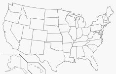Printable Usa Map Outline