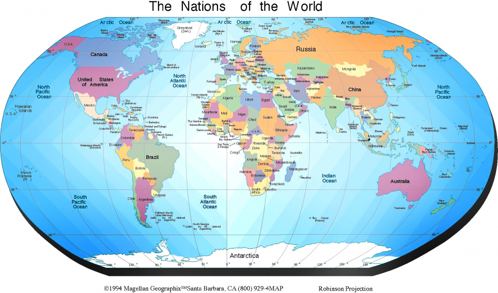 Free Printable World Map | Sksinternational for Free Printable Political World Map