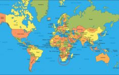 Free Printable World Map For Kids With Countries