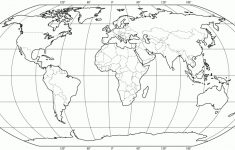 World Map Outline Printable For Kids
