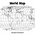 Free Printables | Learning Printables | Teaching Map Skills With World Map Latitude Longitude Printable