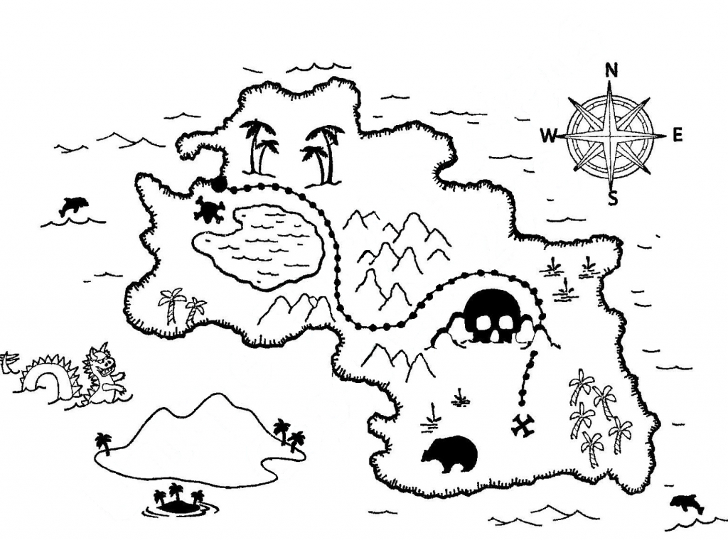 Free Treasure Map Outline, Download Free Clip Art, Free Clip Art On in Free Printable Treasure Map