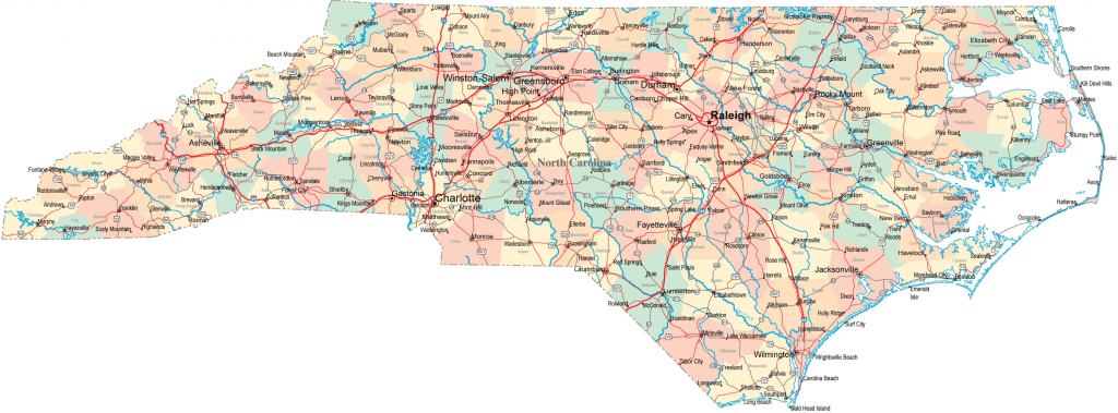 Freeway Maps Of Southern California Free Printable North Carolina in Printable Map Of South Carolina