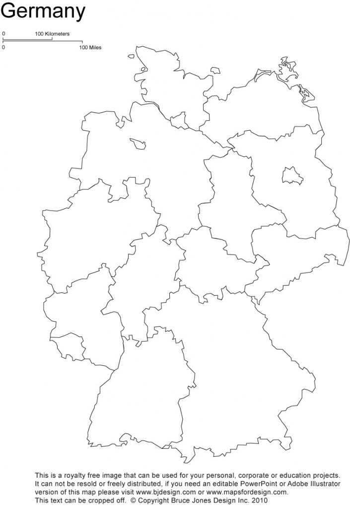 Germany Printable Blank Map, Berlin, Europe, Royalty Free intended for Free Printable Map Of Germany