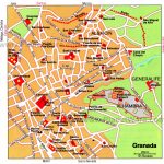 Granada Map   Tourist Attractions | Southern Spain In 2019 | Tourist Inside Printable Street Map Of Nerja Spain