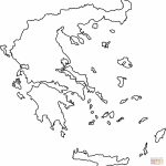 Greece Map Outline Coloring Page | Free Printable Coloring Pages With Regard To Outline Map Of Greece Printable