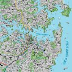 Hand Drawn Map Of Sydney Art Print | Art Prints, Stationery & Gifts Regarding Printable Map Of Sydney