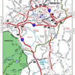 Helpful Travel Map Of Asheville. Stay In The Mountains Nearby At With Printable Map Of Downtown Asheville Nc