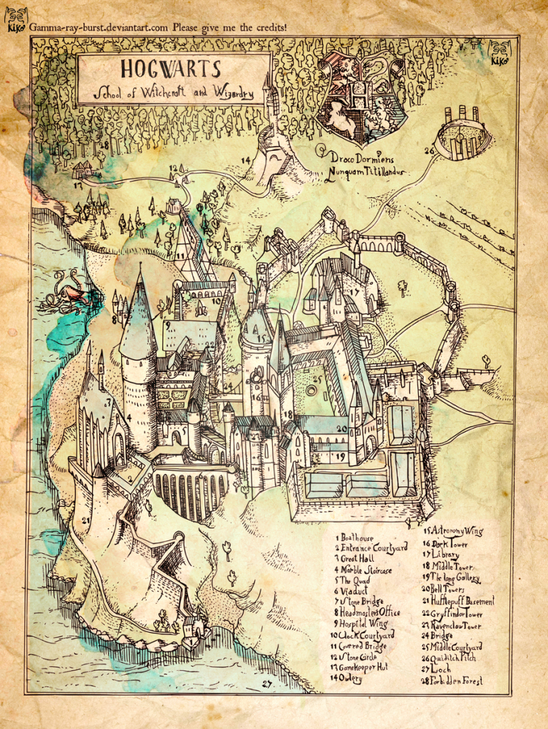 Hogwarts Print Idea | Prints For Room | Harry Potter, Hogwarts, Filmes intended for Hogwarts Map Printable