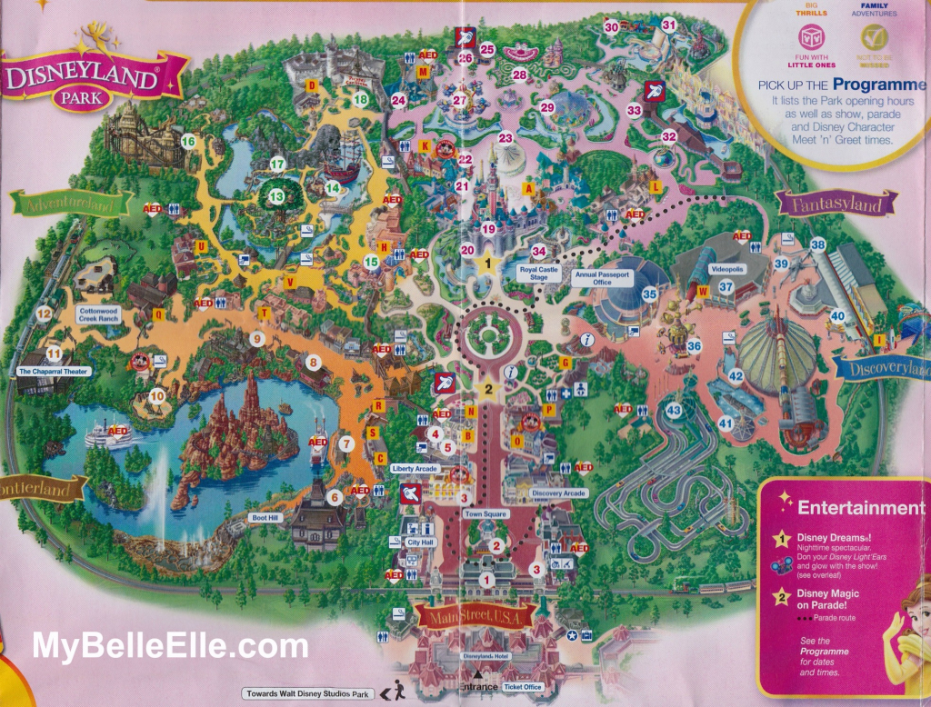 Hotel Map Of Disneyland Paris Intended For Really Encourage Family with Disneyland Paris Map Printable