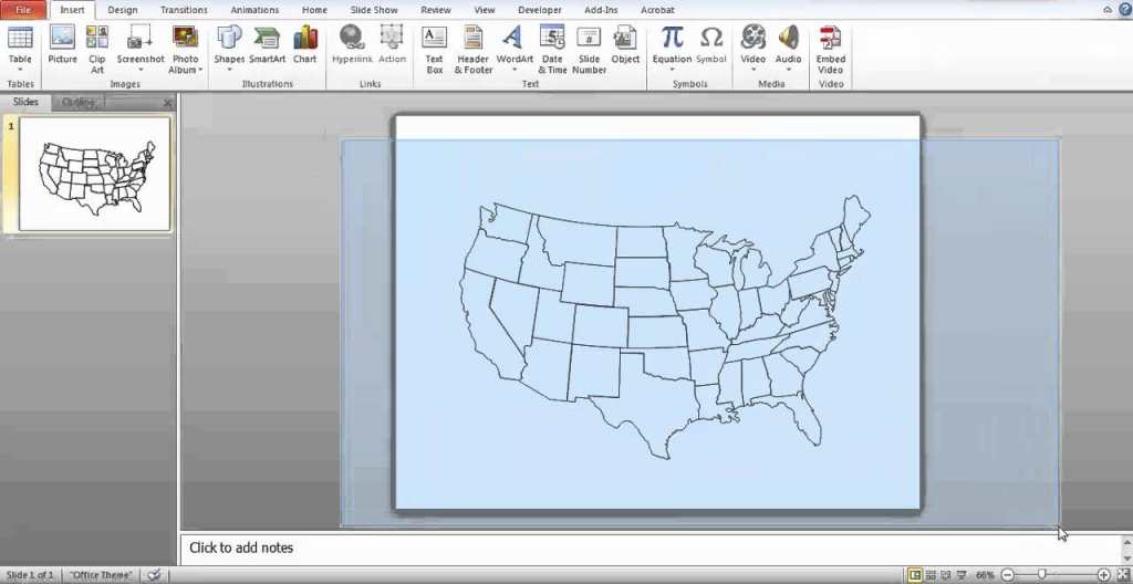 How To Make A Printable Map In Powerpoint - Youtube pertaining to How To Create A Printable Map