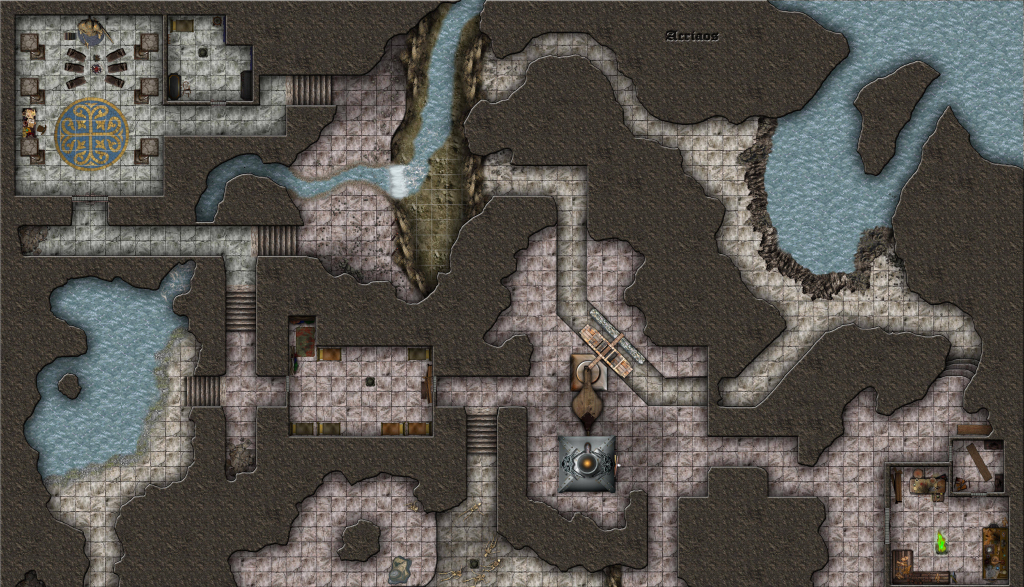 I Rebuilt The Wave Echo Cave From Lost Mine Of Phandelver (Battlemap) intended for Wave Echo Cave Map Printable
