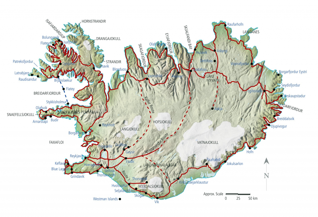 Iceland Maps | Printable Maps Of Iceland For Download regarding Printable Map Of Iceland