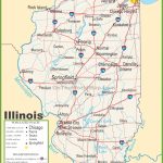 Illinois Highway Map For Printable Map Of Illinois
