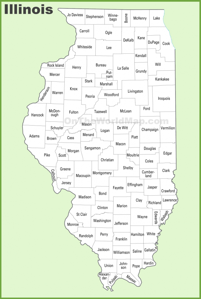 Illinois State Maps | Usa | Maps Of Illinois (Il) pertaining to Illinois State Map Printable