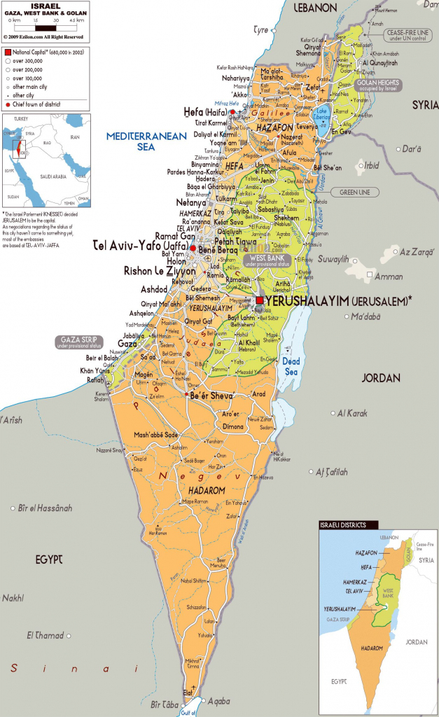 Image Result For Printable Map Of Israel | Israel Map | Map, Israel regarding Printable Map Of Israel Today