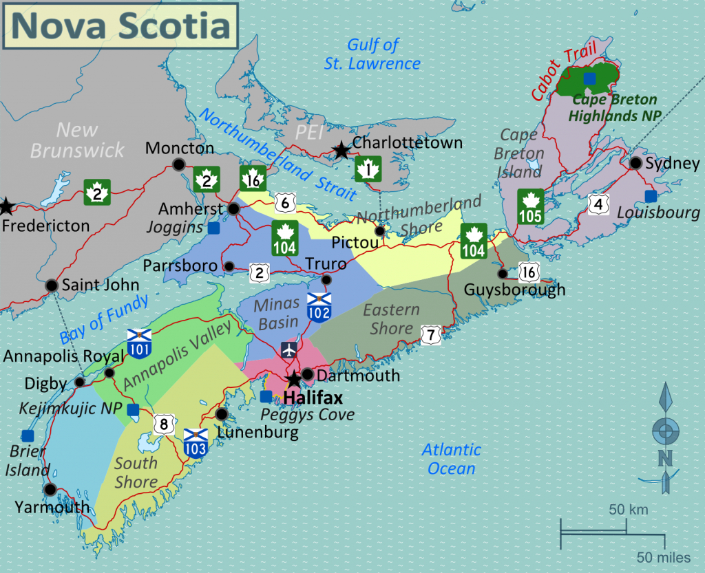 Image Result For Printable Map Of Nova Scotia | Vacations regarding Printable Map Of New Brunswick
