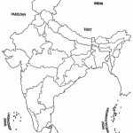 India Map Outline A4 Size | Map Of India With States | India Map In Printable Outline Map Of India