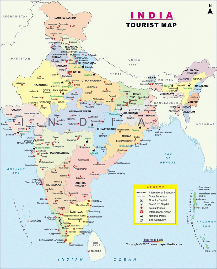 India Maps | Printable Maps Of India For Download inside Printable Map Of India