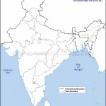 India Political Map In A4 Size Within Map Of India Blank Printable