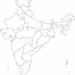 India Printable, Blank Maps, Outline Maps • Royalty Free With Printable Outline Map Of India