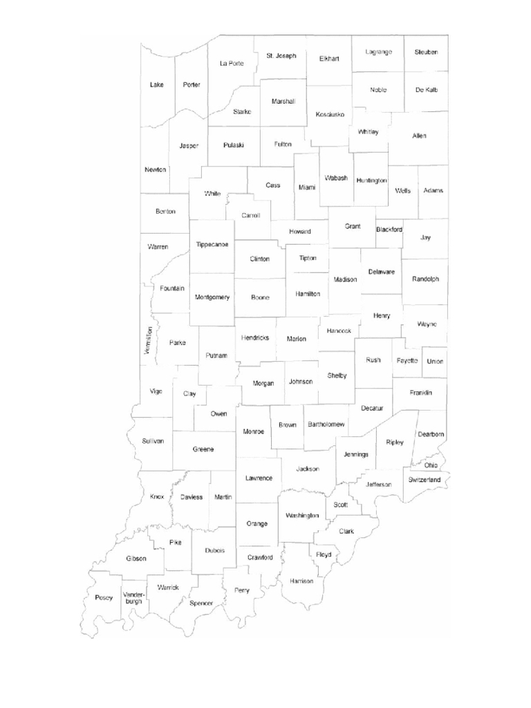 Indiana County Map Printable (89+ Images In Collection) Page 2 within Indiana County Map Printable