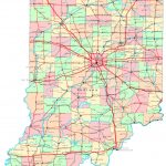 Indiana Printable Map Intended For Indiana County Map Printable