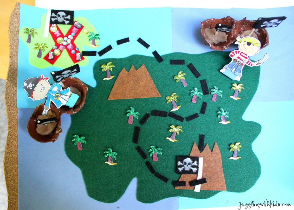 Interactive Pirate Treasure Map #summerofjoann – Juggling With Kids within Printable Kids Pirate Treasure Map