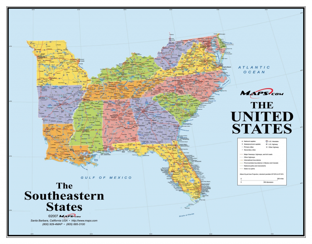 Interactive Us Map For Website States Fresh Free Printable Maps The with regard to Printable Map Of Southeast Us