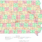 Iowa Printable Map For Printable Map Of Iowa
