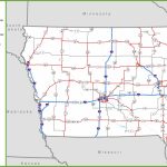 Iowa Road Map Throughout Printable Map Of Iowa