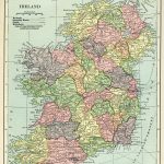 Ireland Map, Vintage Map Download, Antique Map, C. S. Hammond Regarding Printable Map Maker
