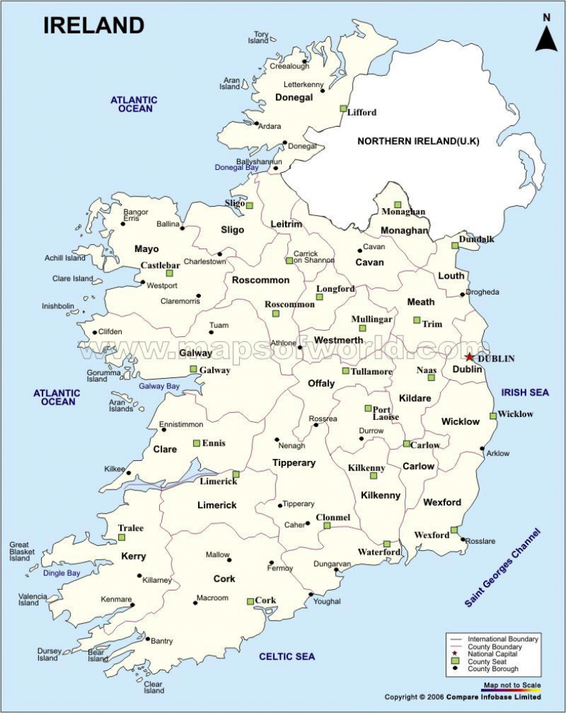 Ireland Maps | Printable Maps Of Ireland For Download for Printable Map Of Ireland Counties And Towns