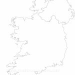 Ireland Political Map With Regard To Printable Blank Map Of Ireland